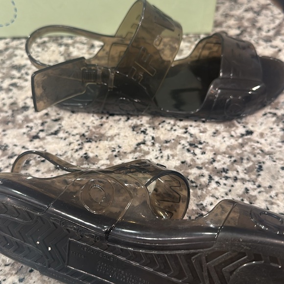 Off-White Transparent Black Sandals - Picture 8 of 17